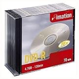 Imation - 10 x DVD-R - 4.7 GB 16x - jewel case - storage media