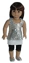 Silver Shimmer ~ Doll Outfit Christmas Gift Fits 18" American Girl