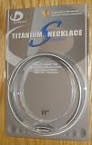 Phiten Titanium Sport Type Necklace Clear & White 17