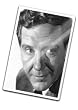 BURGESS MEREDITH - Original Art Fridge Magnet #js001