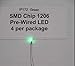 Lights4Models IP172 4 Green 3v SMD 1206 chip, by Iron Penguin