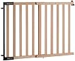 reer SH114 - Treppengitter Jonas, Holztüre, für Türrahmen, Treppenaufgänge etc. von 75 bis 114 cm