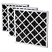 Filtration Manufacturing 02OS-15201 Charcoal Pleated Air Filter 15" W x 20" H x 1" D - Lot of 12