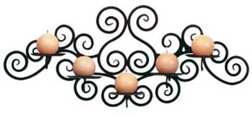 Wrought Iron Swirl Wall Style 32403