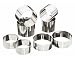 Kitchen Craft Stainless Steel Extra Deep Cooking Rings 7 x 6cm- set of two