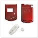 Pantech PG-C300 C3 Solid Red Snap-on Case Cover with Removable Swivel Belt Clip