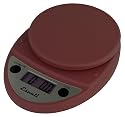 Escali Primo Digital Scale, in Burgundy