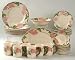 Franciscan Desert Rose (China, Flower Backstamp) 34 Piece Set, Fine China Dinnerware