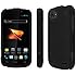 Warp Sequent Case, MPERO SNAPZ Series Rubberized Case for ZTE Warp Sequent N861 - Black