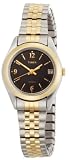 Timex Women`s T2n3209j Classic Analog Bi metal Case Expansion Band Dress Watch