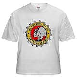 scooter rat white t-shirt White T-Shirt by CafePress
