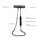 Bluetooth in Ear Headset Stereo Sport Sweat Proof Headphone with Magnet Attraction Alloy Earbuds Black