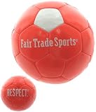 Fair Trade Soccer Ball - Match Quality (Orange - Size 4)