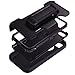 Heavy Duty High Impact Shockproof Dirtproof Hard + Soft Defender Case Cover for Apple iPhone 5c + Belt Clip Holster + Stylus + Screen Protector - Black