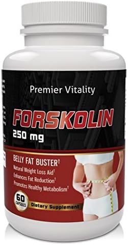 Forskolin For Weight Loss, Premier Vitality Pure Forskolin Extract 250mg, Lifetime Warranty! Fat Loss Pills, Best Fat Burners For Weight Loss, Proven Forskolin Supplement. It Really Works!