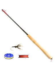 Tenkara USA Sato 108" to 129" Telescoping Fly Rod, Line, Flies, Spool Set