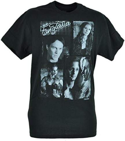True Blood HBO Tv Series Show Vampire Black Tshirt Tee Shirt Fangtasia Medium