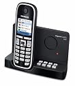 Siemens Gigaset CX475 isdn schnurloses ISDN-Telefon mit Farbdisplay und integriertem digitalen Anrufbeantworter, pianoschwarz