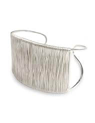 Sterling silver cuff bracelet, Angelic Cascade