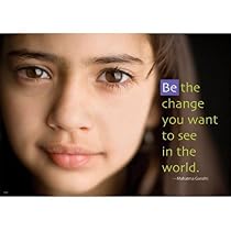 BE THE CHANGE LP LARGE POSTERS
