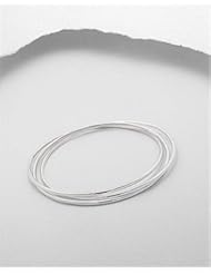 Bangle Bracelet In 92.5 Sterling Silver