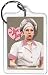 I Love Lucy Chocolate Factory Mirror Lucite Key Chain