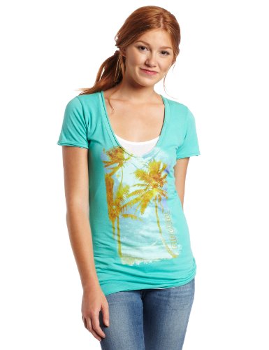 Rip Curl Womens Staycation Shirt, Turquoise, Medium