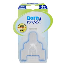 Born Free Baby Products Nipples, Twin Pack