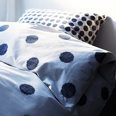 Ikea Henny Cirkel 3pc Queen Duvet-Cover 100-Percent Cotton