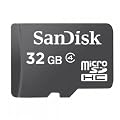 Sandisk 32GB MicroSDHC (MicroSD) Memory Card For Blackberry Torch 9800 9810 9860 9850 Bold Touch 9900 9930 9780 9650 9700 Curve 8520 9300 9330 Pearl 9100 9105 Mobile Phone