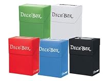 Ultra Pro Magic/Pokemon/YuGiOh Cards Deck Boxes, Set of 5 (Red, Blue, Green, Black and White))
