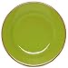 Terracotta Glazed Pottery Sweet Pea Green Salad Plate 8.5"D Set / 2