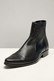 Just Cavalli Blue Black Leather Boots
