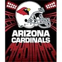 Arizona Cardinals Fleece NFL Blanket (Shadow Series) by Northwest (50""x60"")