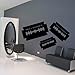 Wall Decal Vinyl Art Decor Hair Shaver Blade Salon Beauty Skill Barber Scissors Haircut (M1092)