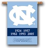 NCAA North Carolina Tar Heels Championship Year Two-sided Banner