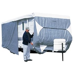 Travel trailer winter cover. RV winter covers available at Lerch RV in Milroy,PA