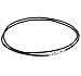 Jstyle 3MM Leather Necklace for Men Women Necklace Chain Rope Leather Cord Black 24 inch