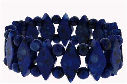 Click here to buy Princess Bracelet - Kiwi Dyed Lapis.
