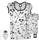 Skelanimals Stars Black & White Puff Shirt KJ002