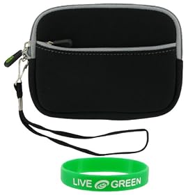 Neoprene Sleeve Case (Black) for Toshiba 640 GB Portable External Hard Dive HDDR640E04XR