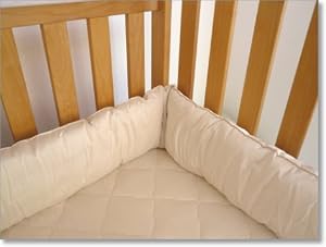 Baby Crib Bumper Pad - White