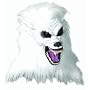 HAIRY WHITE WEREWOLF MASK