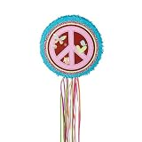 Hippie Chick Pull String Pinata