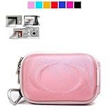 Canon Slim Camera Case for Canon PowerShot SD940 IS SX200 IS SD980 IS SD 1100 IS + Screen Protector (Nylon Pink)