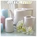from Belleek Pottery Belleek Lines Teapot, Sugar and Cream Set