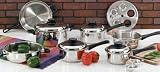 Maxam 17PC Steam Control Waterless Cookware Set