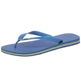 Havaianas Mens Brazil Flip Flop,Royal Blue,39/40 BR