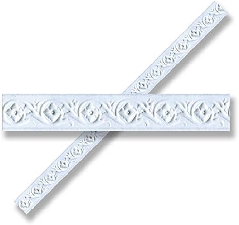 Dollhouse Miniature Single Piece of Faux Plaster Ceiling/Wall Trim Molding by World Model