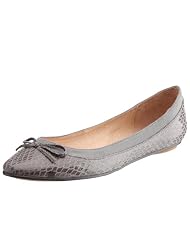 Buffalo London 207-3562 SNAKE PU #80627 PEWTER 12 107879 Damen Ballerinas